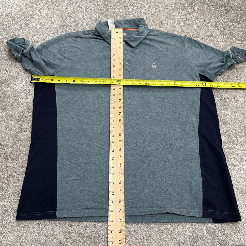 Decathlon 100M Tribord Adventure Polo Shirt Mens 2XL Heather Gray Sailing Soft - Picture 6 of 13